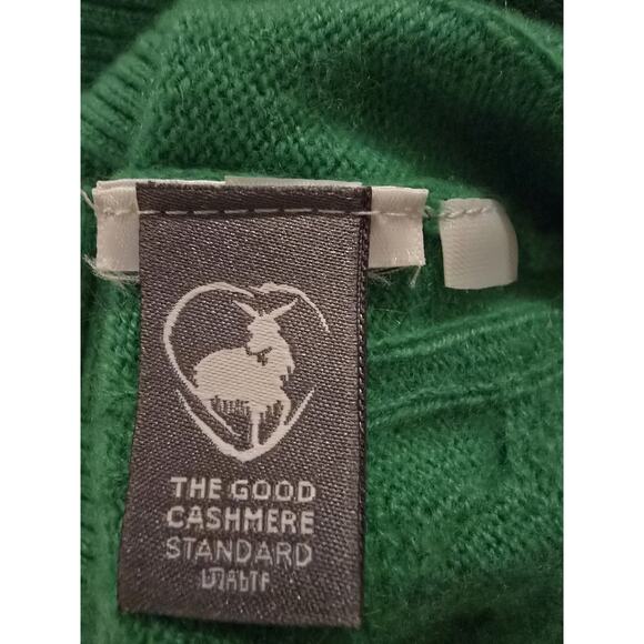 J. Crew Cashmere shrunken cable-knit Cardigan sweater Green xs - Picture 4 of 4